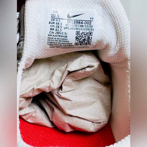 Men’s Nike Air Max TW DQ3984 002 size 10.5 bone/Red Clay-Olive Grey color NEW! - Picture 13 of 16